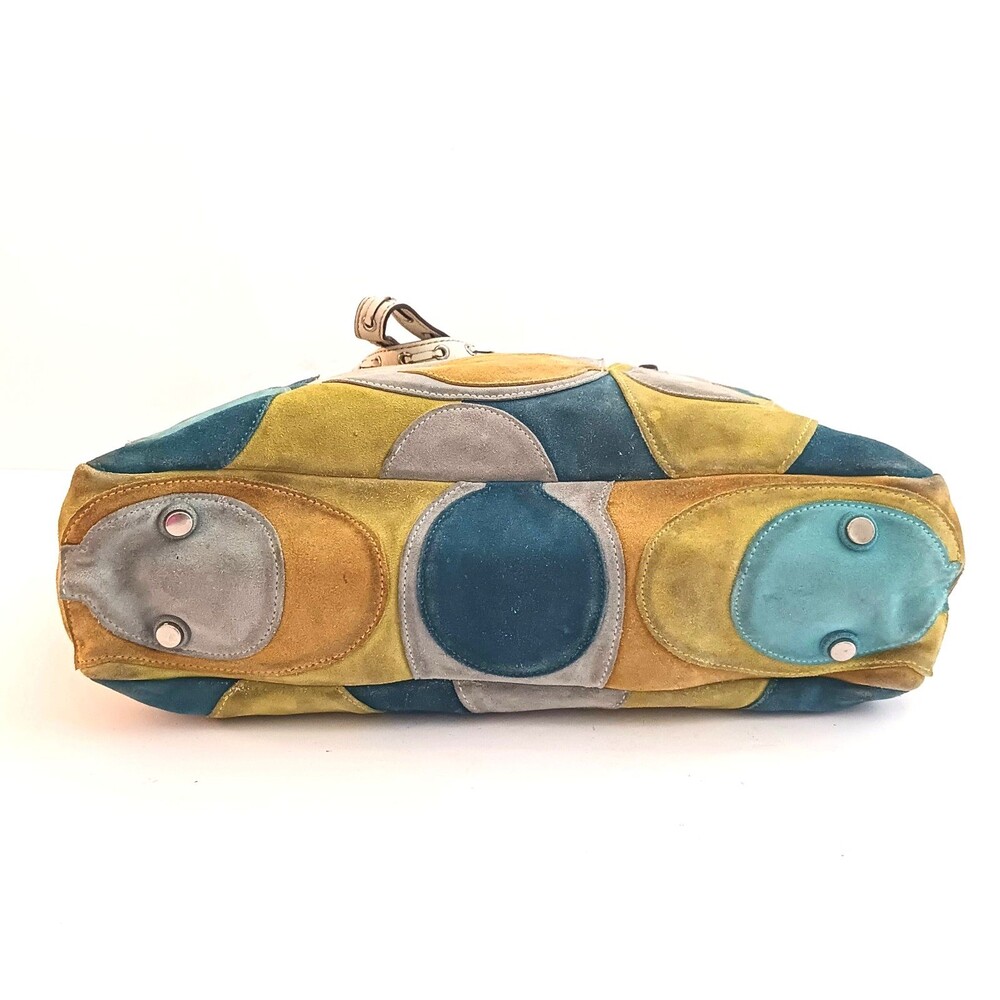 Coach Optic Signature C Logo Suede Gallery Lg Tote Ltd Edition 2010 - Picture 8 of 15